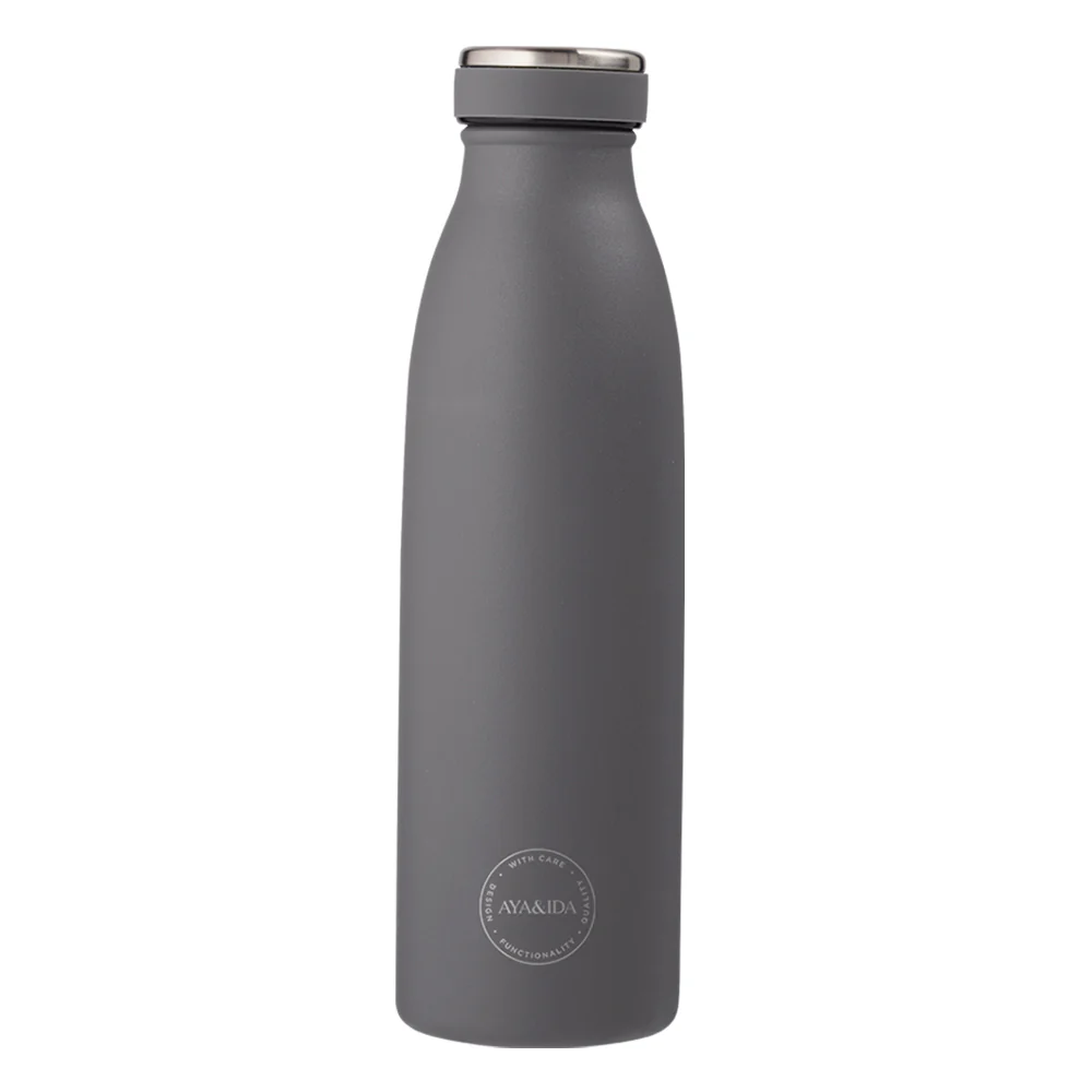 AYA&IDA Drickflaska - Dark Grey (500 ml)