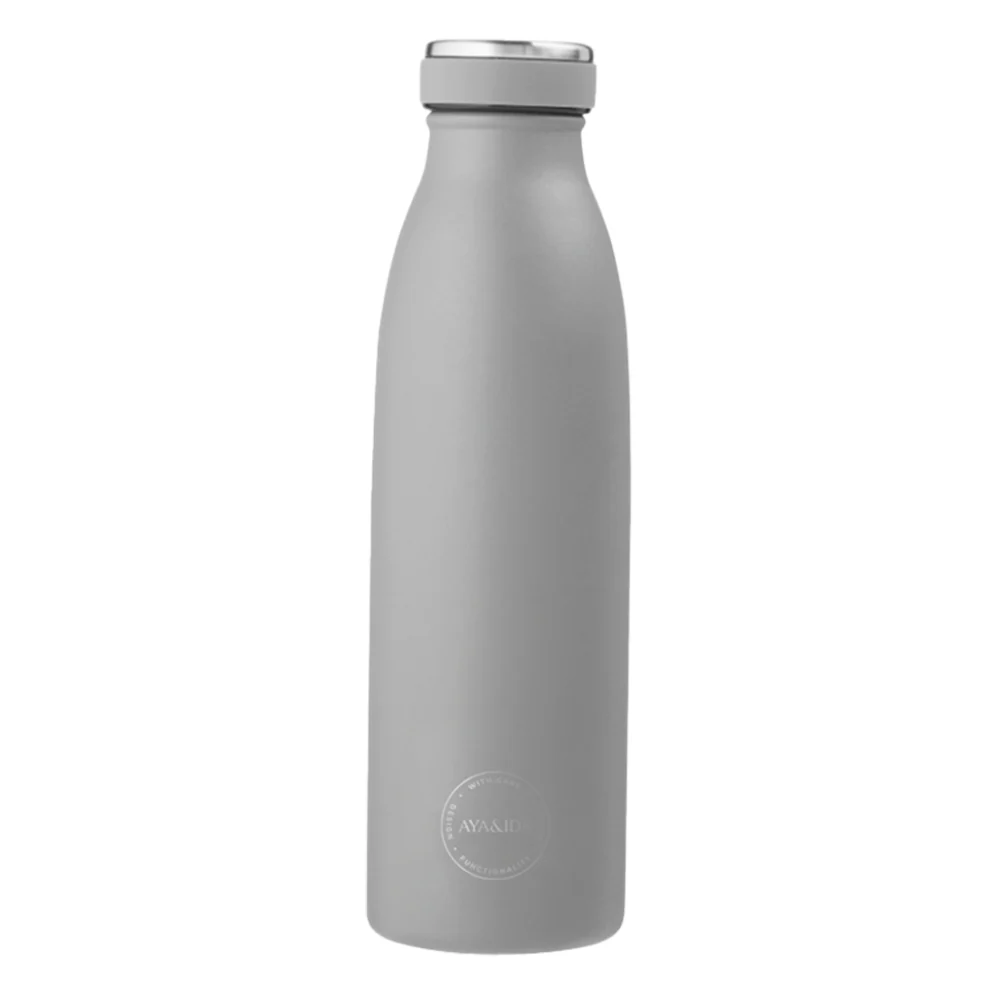 AYA&IDA Drickflaska - Light Grey (500ml)