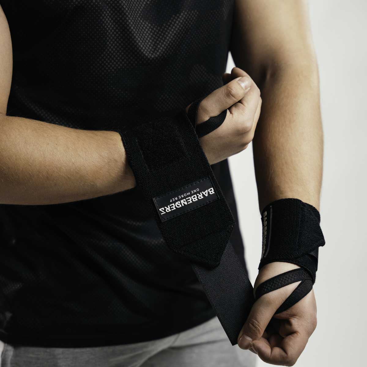 Barbenders Wrist Wraps (14") - Black - Image 4