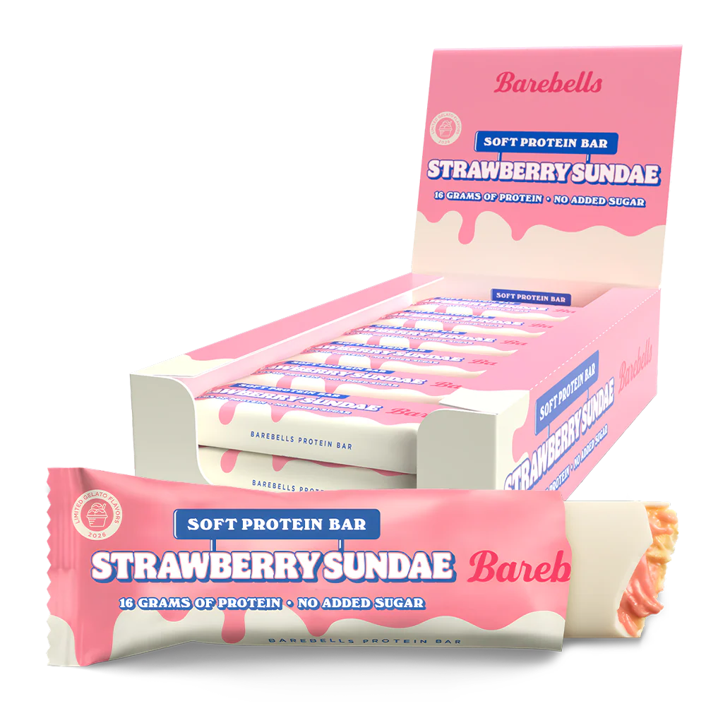 Barebells Soft Protein Bar - Strawberry Sundae (12x55g)