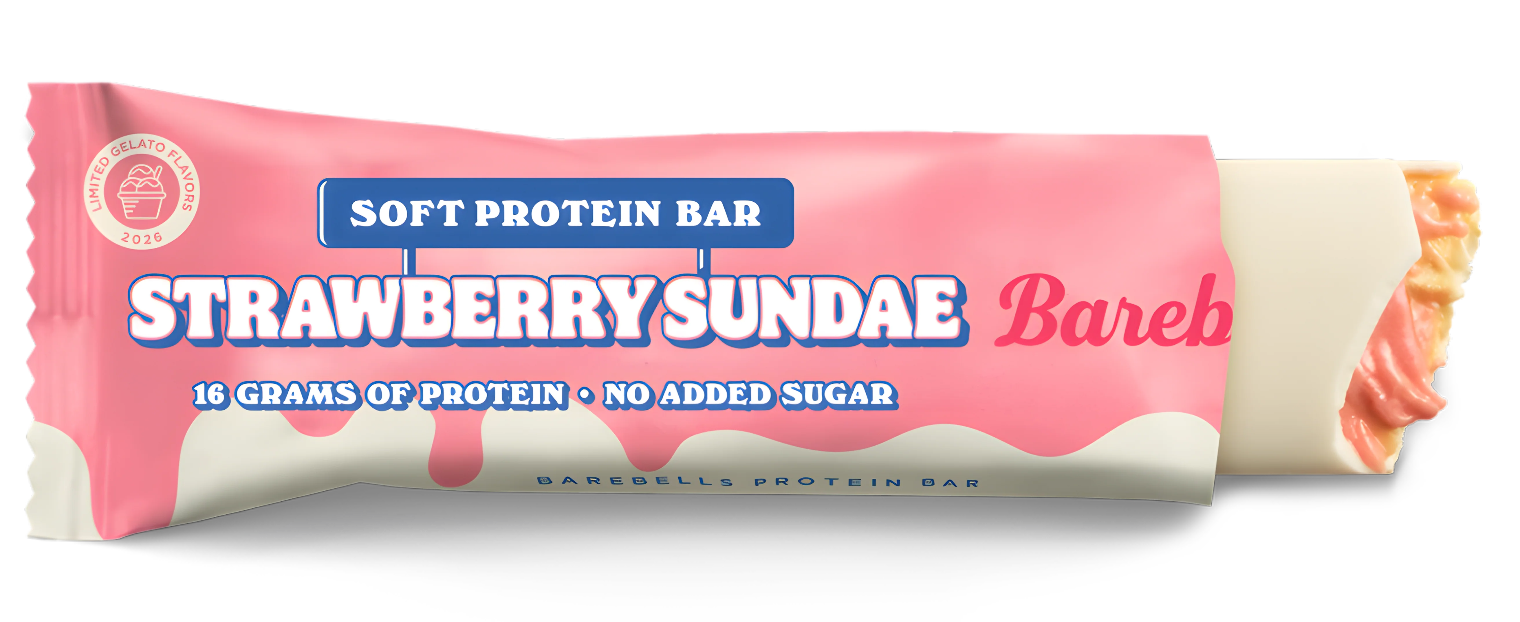 Barebells Soft Protein Bar - Strawberry Sundae (55g)