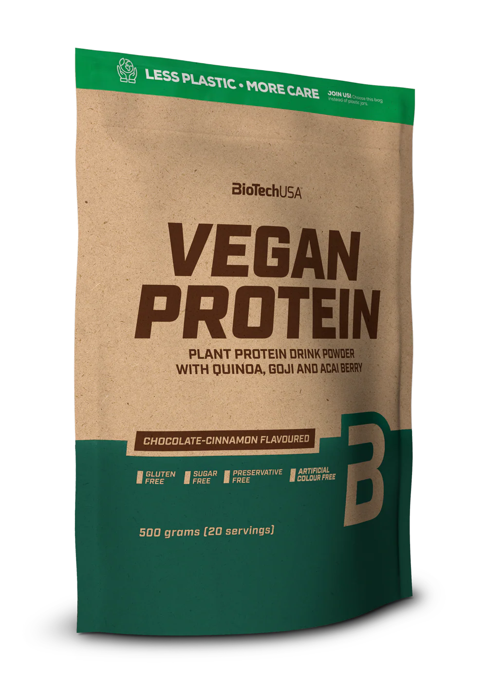 BioTechUSA Vegan Protein (500g) - Chocolate Cinnamon