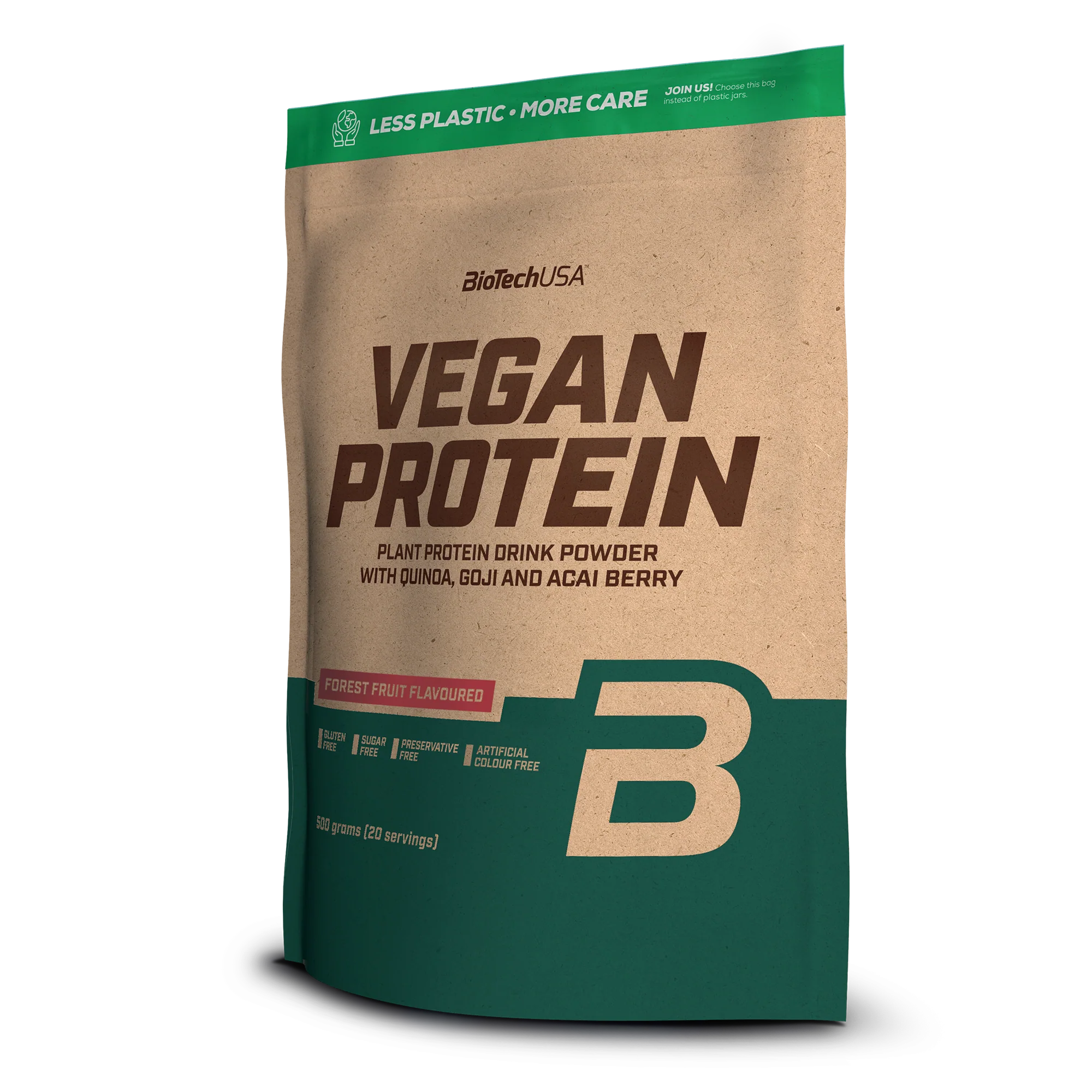 BioTechUSA Vegan Protein (500g) - Forrest Fruit