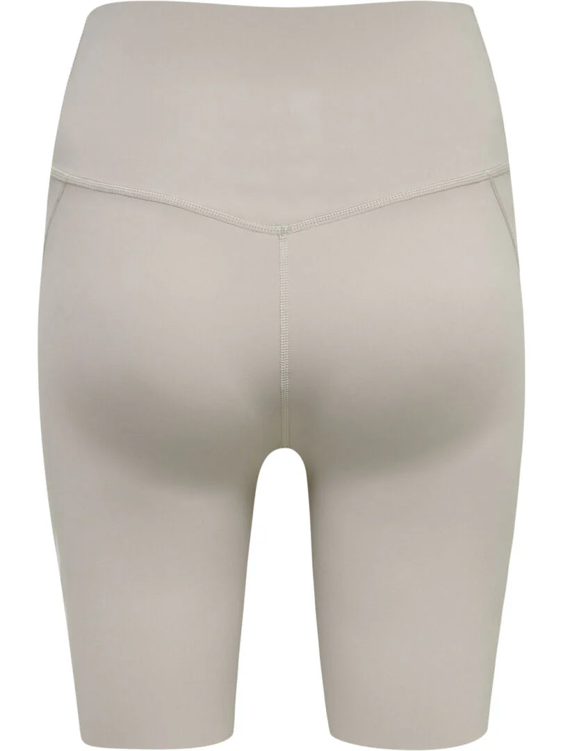 Hummel Grace High Waist Tight Shorts - Chateau Gray - Image 2