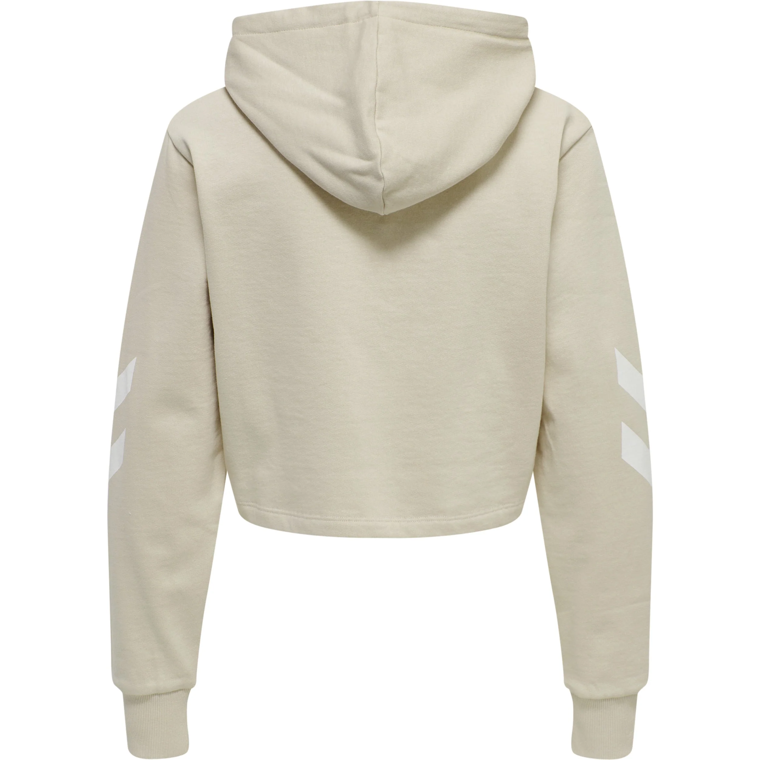 Hummel Legacy Cropped Hoodie - Pumice Stone - Image 2