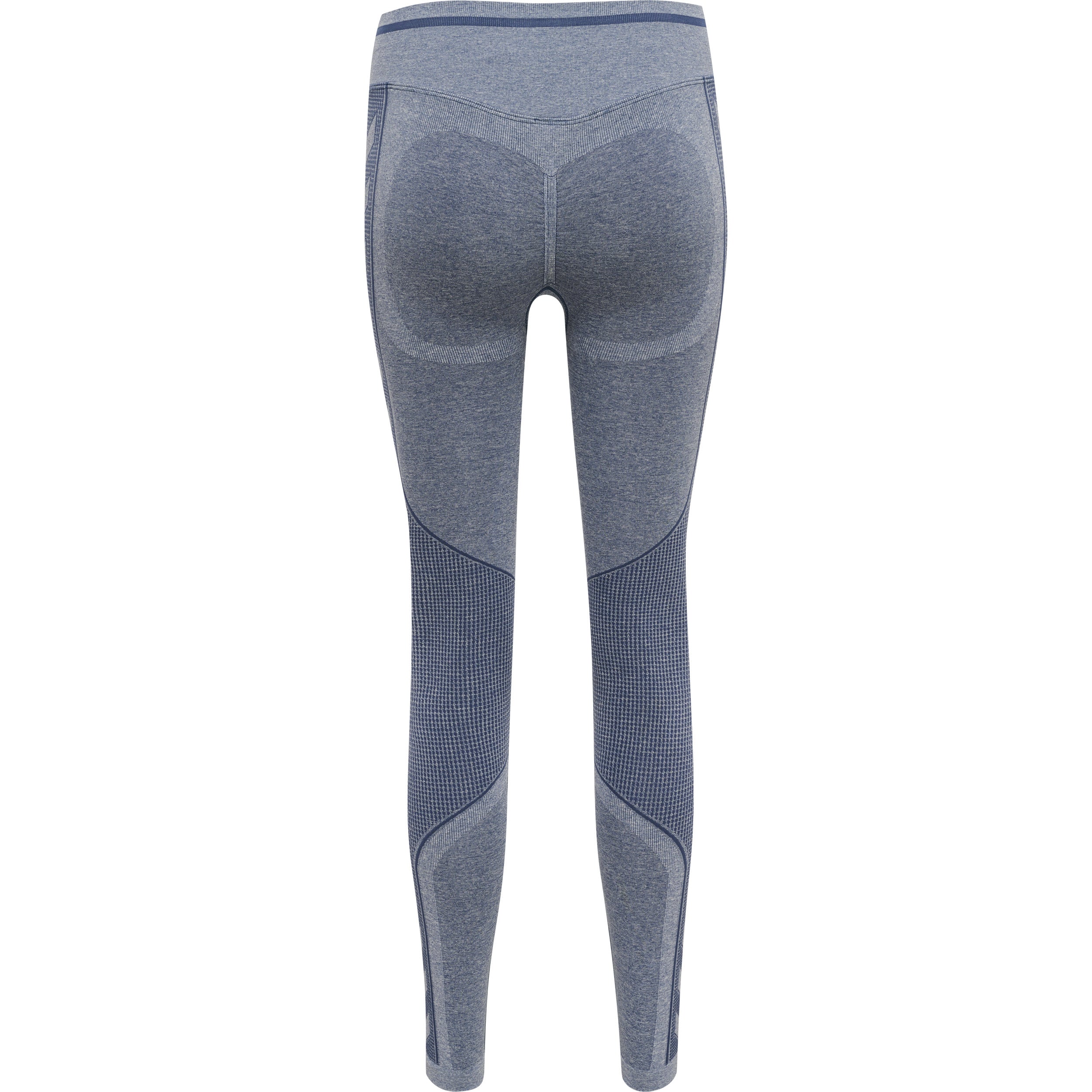 Hummel LULU Seamless Scrunch Tights - Insignia Blue Melange - Image 2