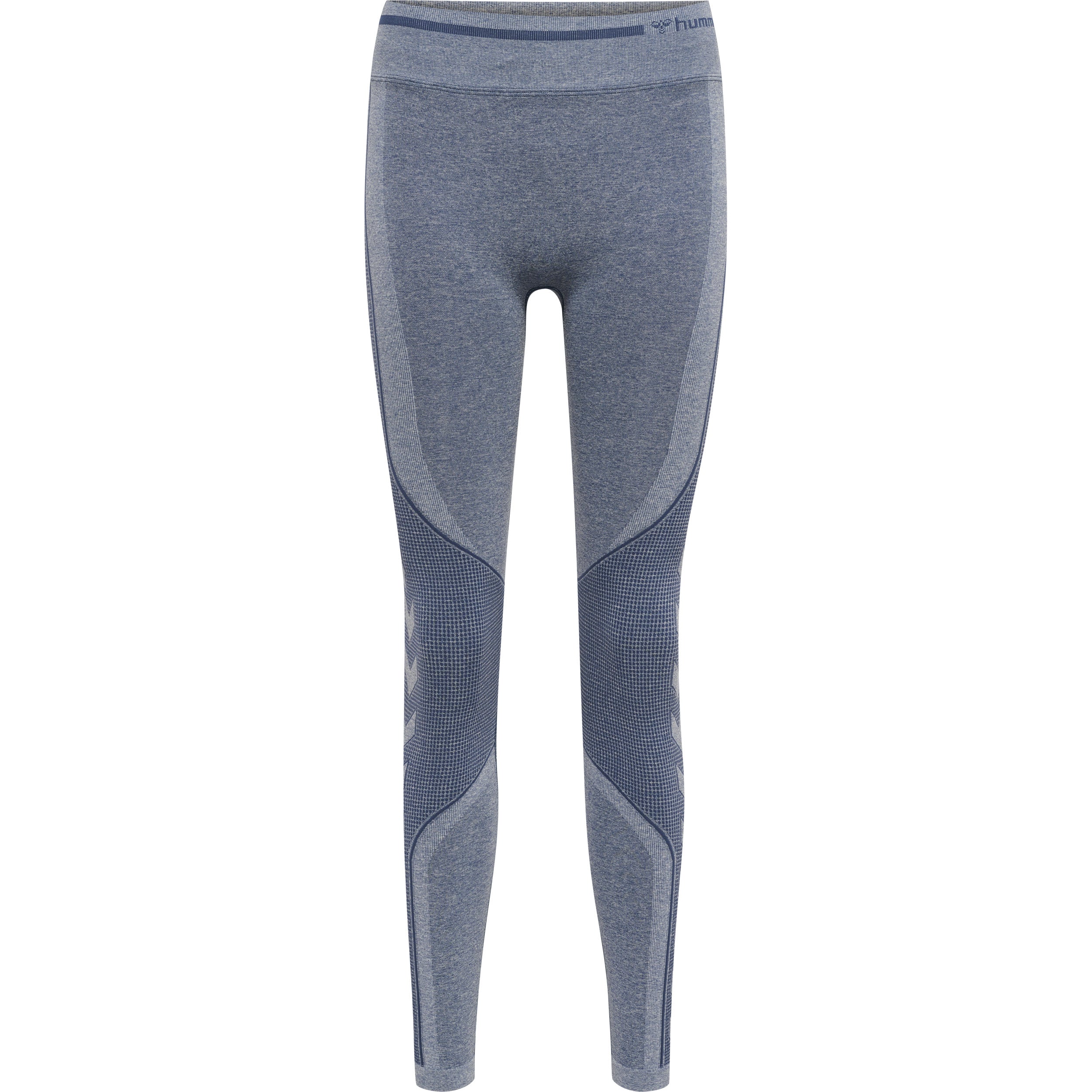 Hummel LULU Seamless Scrunch Tights - Insignia Blue Melange - Image 3