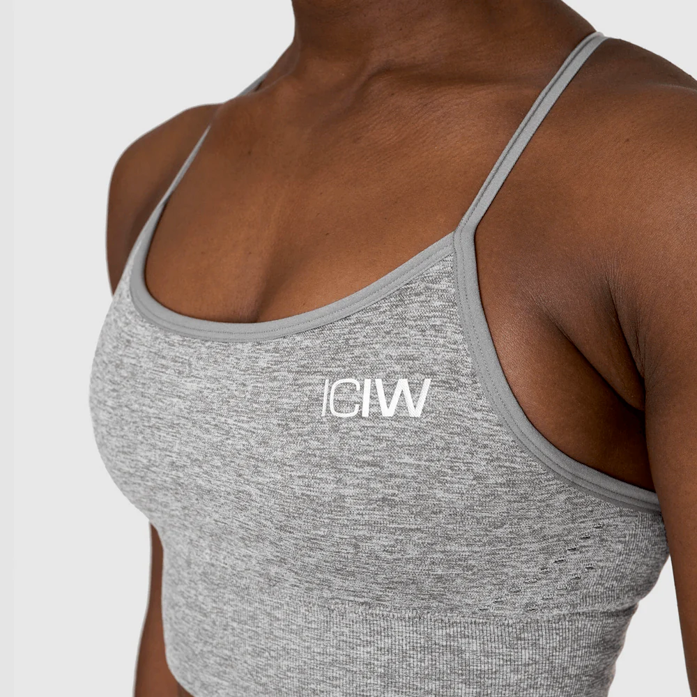 ICANIWILL Queen Mesh Sports Bra Taupe - Image 3