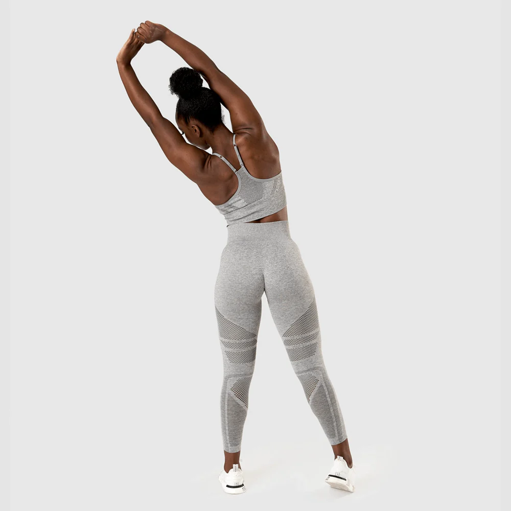 ICANIWILL Queen Mesh Sports Bra Taupe - Image 4