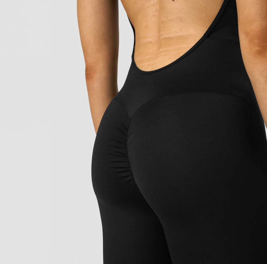 ICANIWILL Scrunch Jumpsuit Black - Image 6