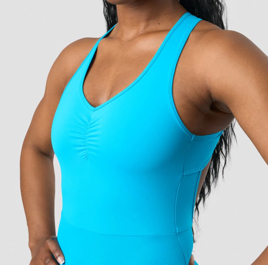 ICANIWILL Scrunch Jumpsuit Blue - Image 4