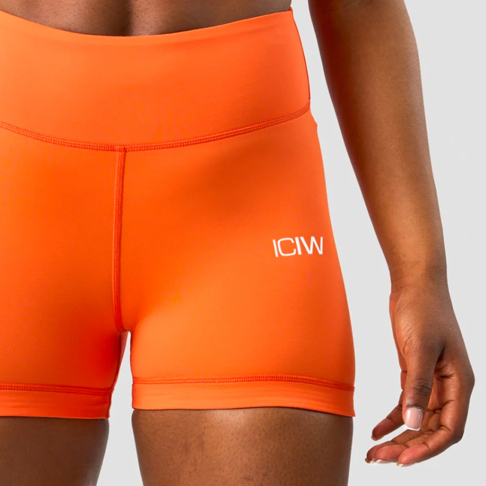 ICANIWILL Scrunch V-shape tight shorts Orange - Image 4