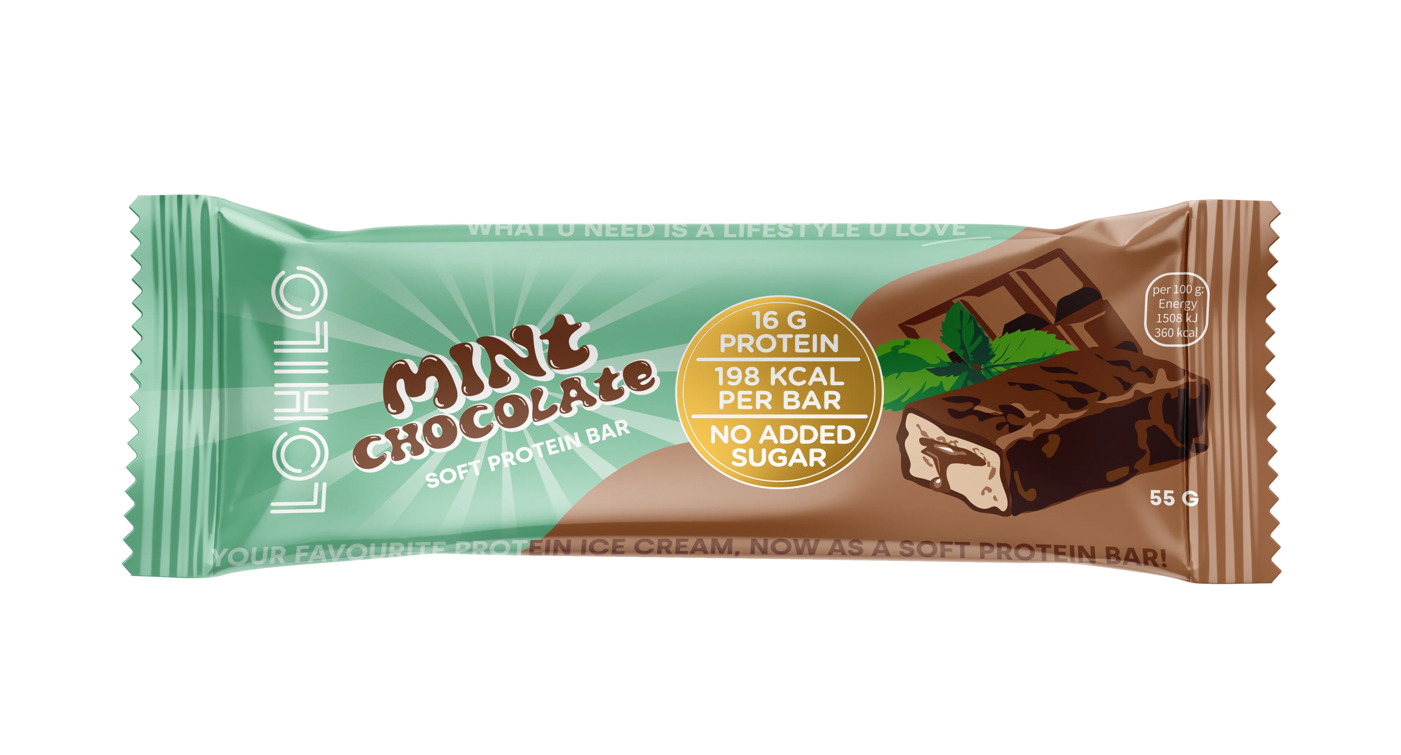 Lohilo Protein Bar - Mint Chocolate Chip (55g)