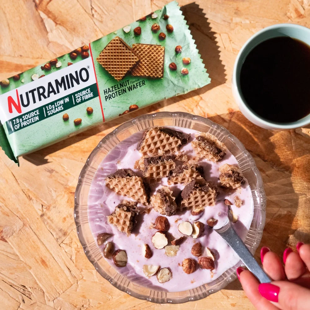 Nutramino Protein Wafer - Hazelnut (12x39g) - Image 3