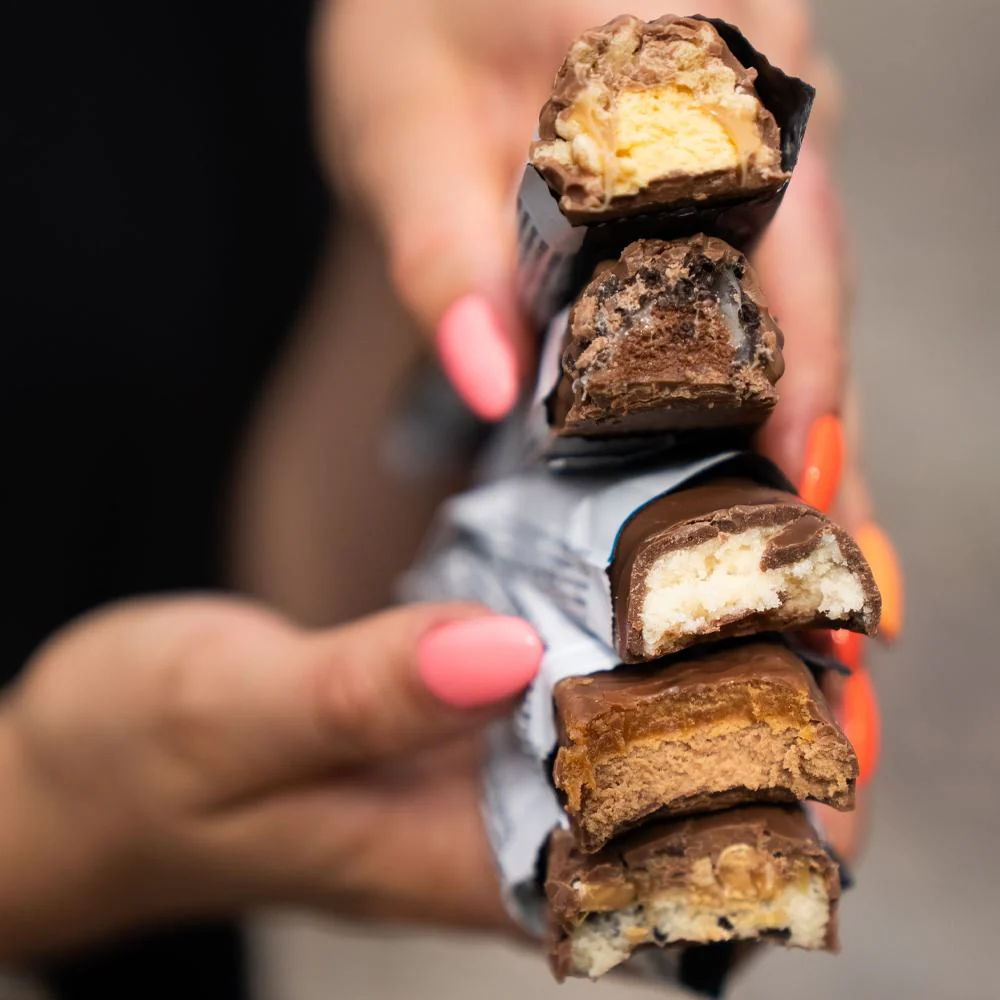 Nutramino Protein Bar Crunchy Chocolate & Brownie (12x55g) - Image 3