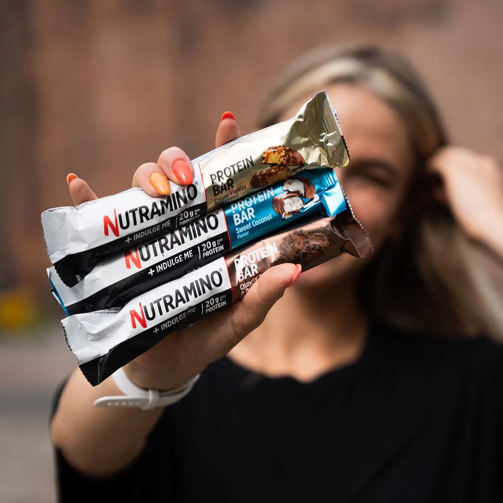 Nutramino Protein Bar Crunchy Chocolate & Brownie (12x55g) - Image 4