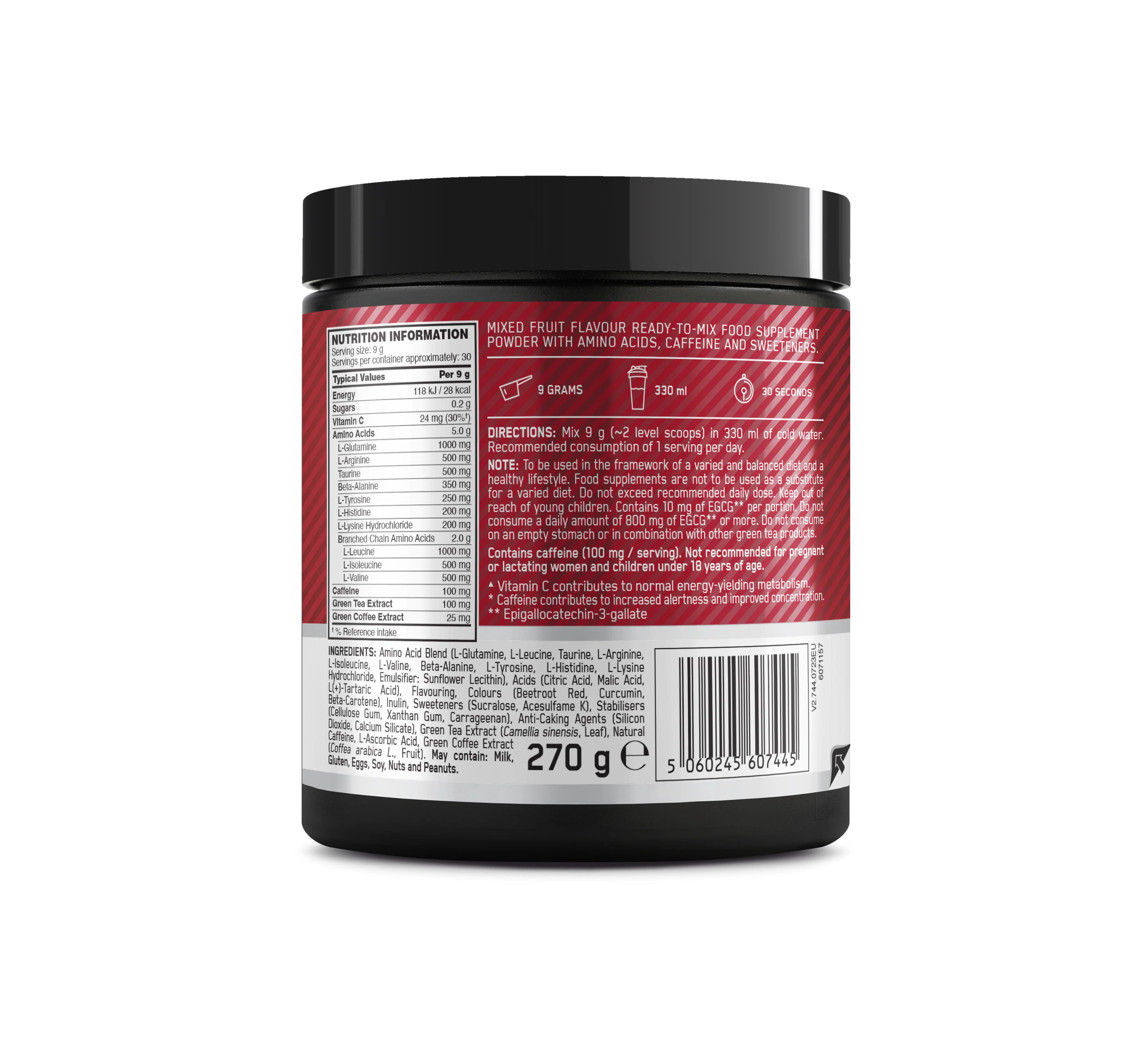 Optimum Nutrition Essential Amino Energy - Fruit Fusion (270g) - Image 2
