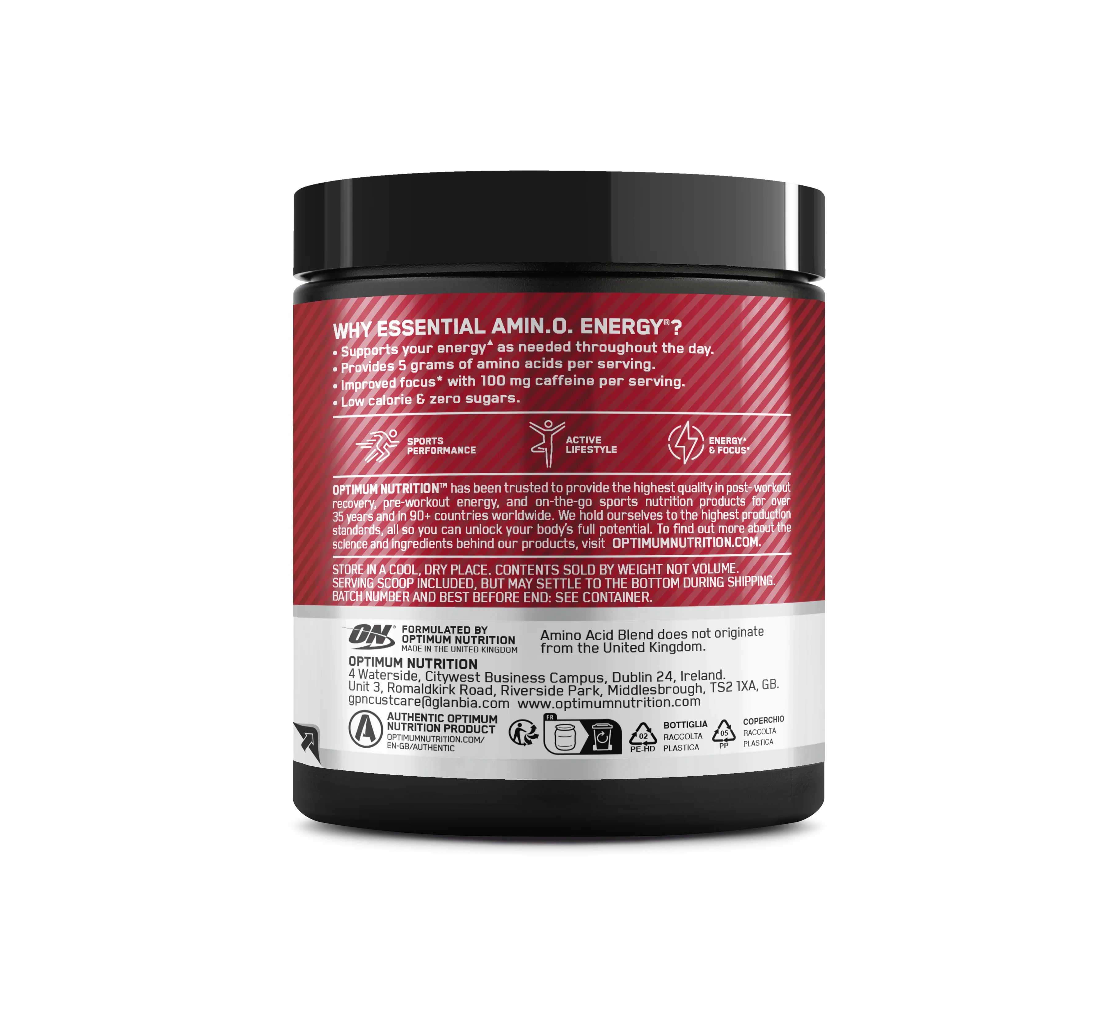Optimum Nutrition Essential Amino Energy - Fruit Fusion (270g) - Image 3