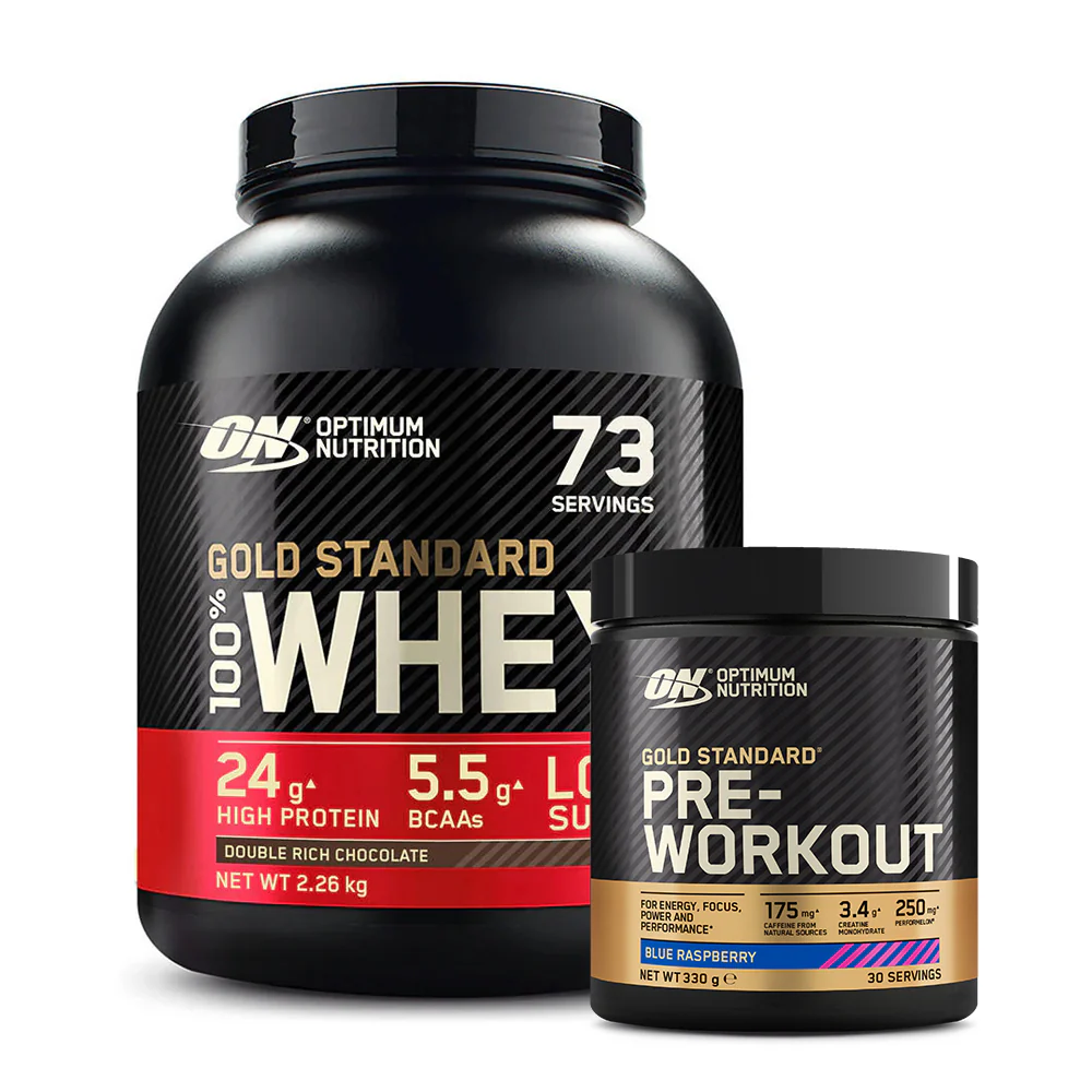 Optimum Nutrition Essentials (2270g Whey + 330g Pre Workout)