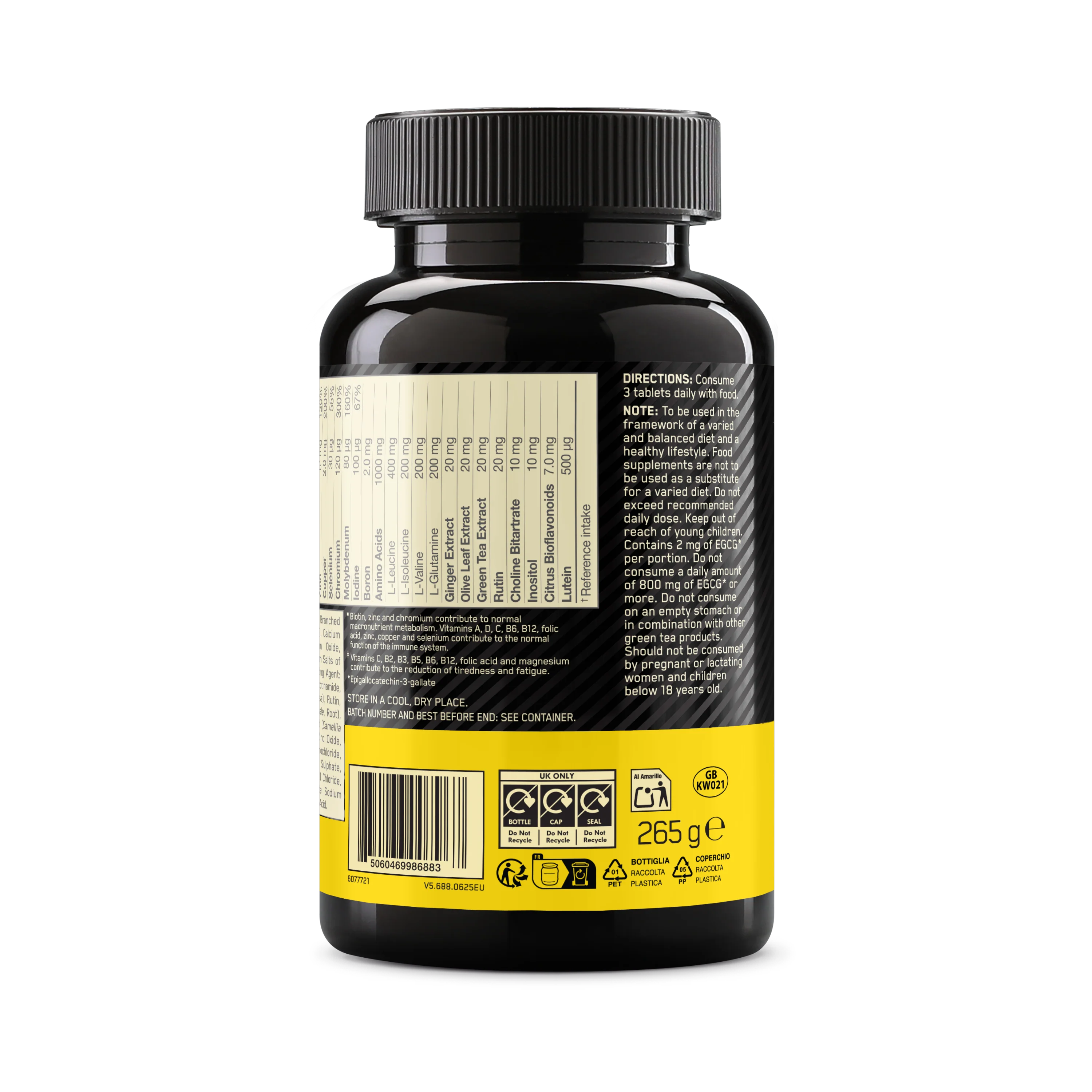 Optimum Nutrition Opti-Men Multivitamin (180 stk) - Image 3