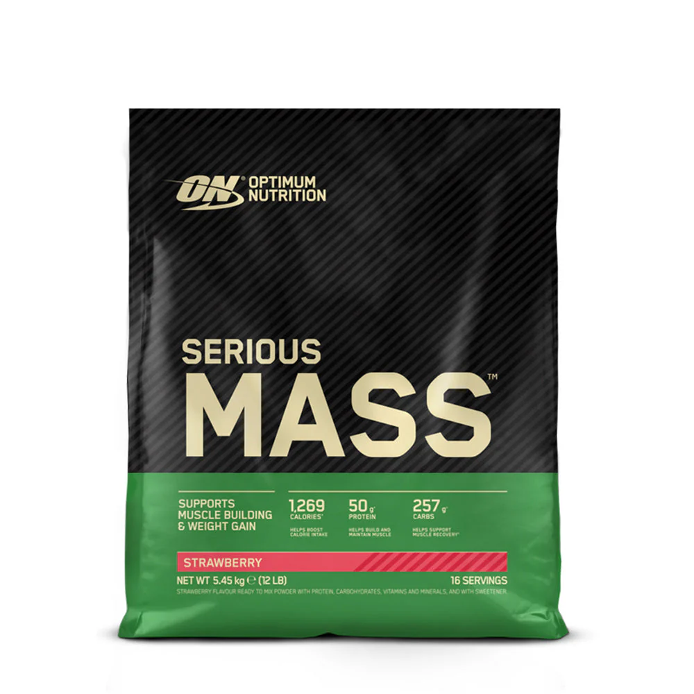 Optimum Nutrition Serious Mass (5450 g) - Strawberry