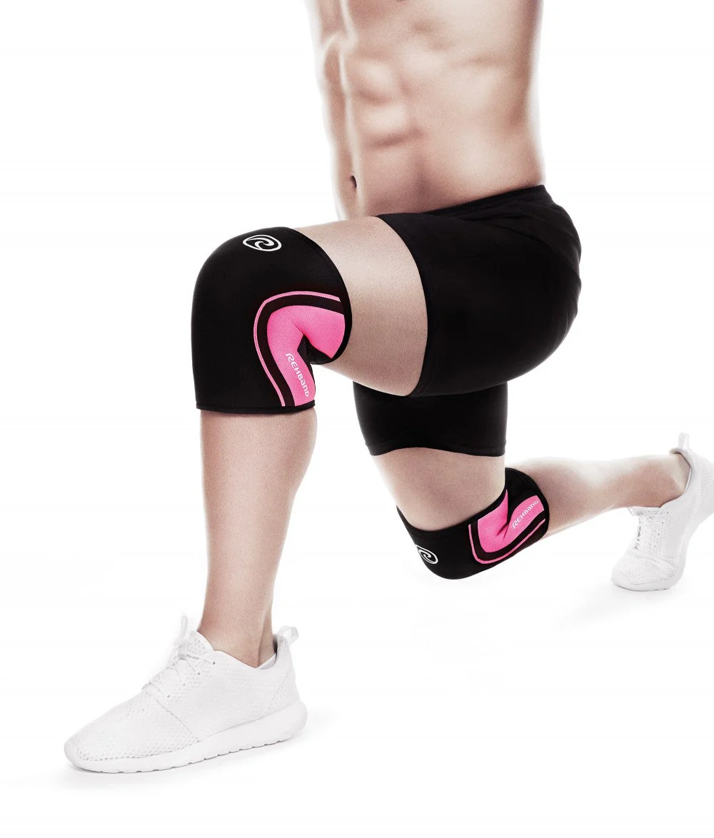 RX Knee Sleeve 5mm - Black/Pink - Image 2