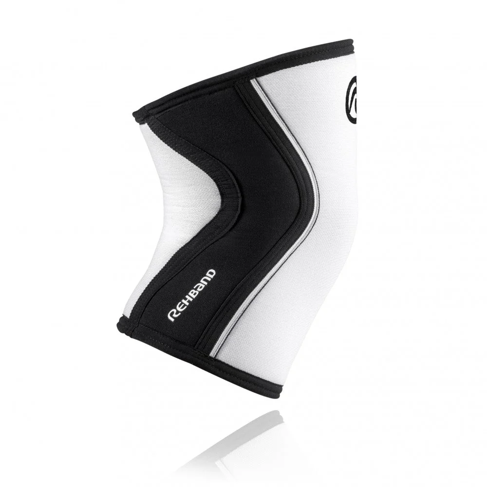 RX Knee Sleeve 5mm - Black/White - Image 3