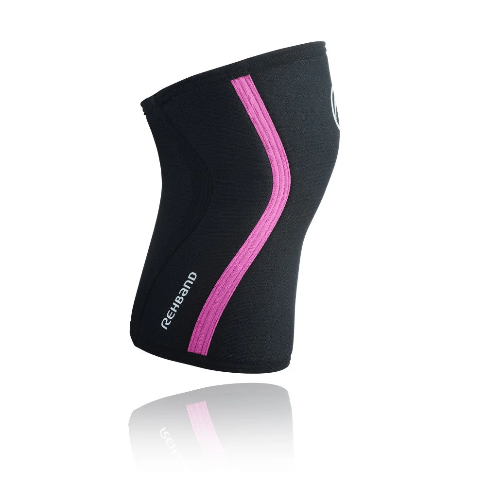 RX Knee Sleeve 7mm - Black/Pink - Image 3