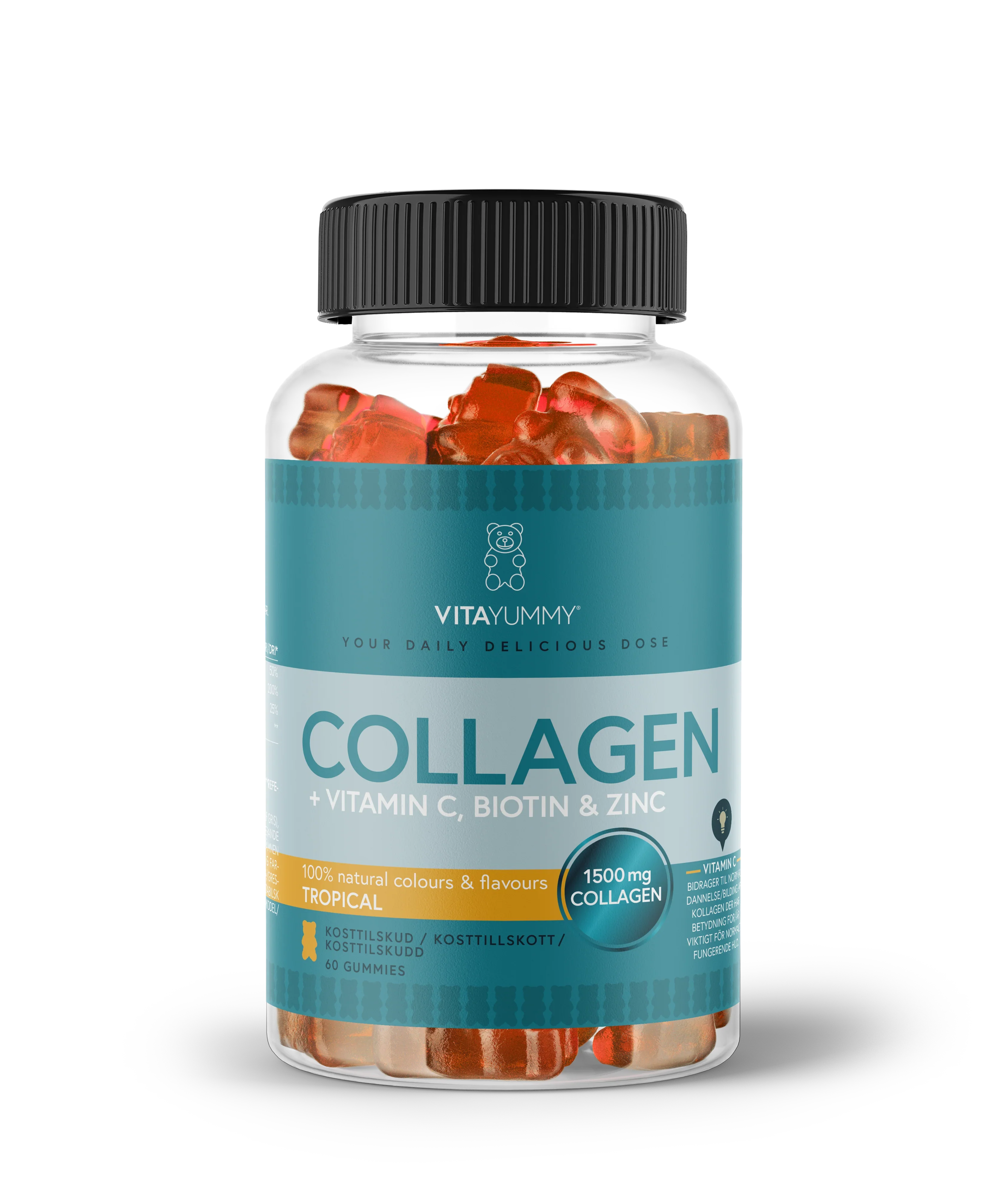 VitaYummy Collagen - Tropical (60 stk)