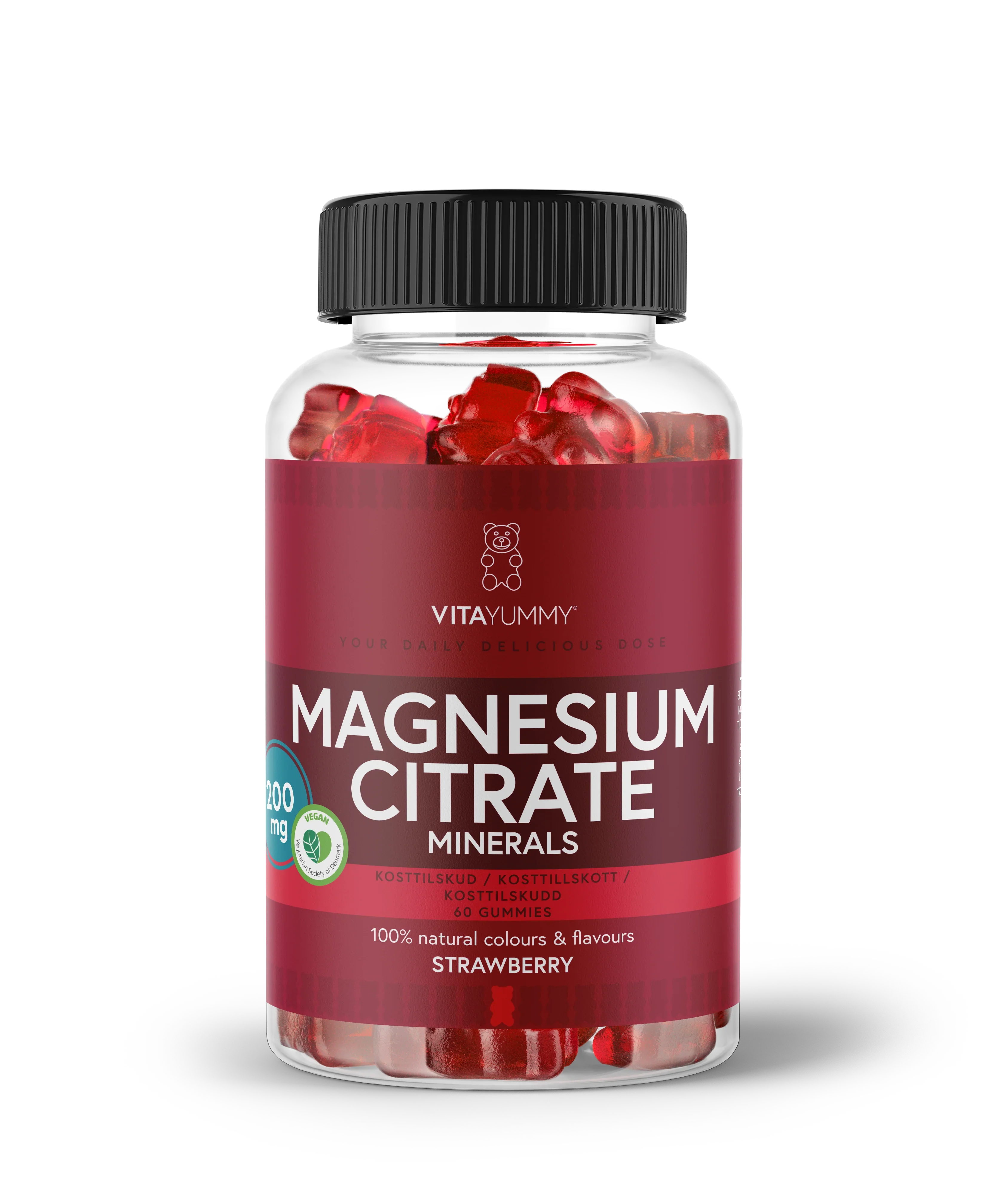 VitaYummy Magnesium Citrate - Strawberry (60 stk)
