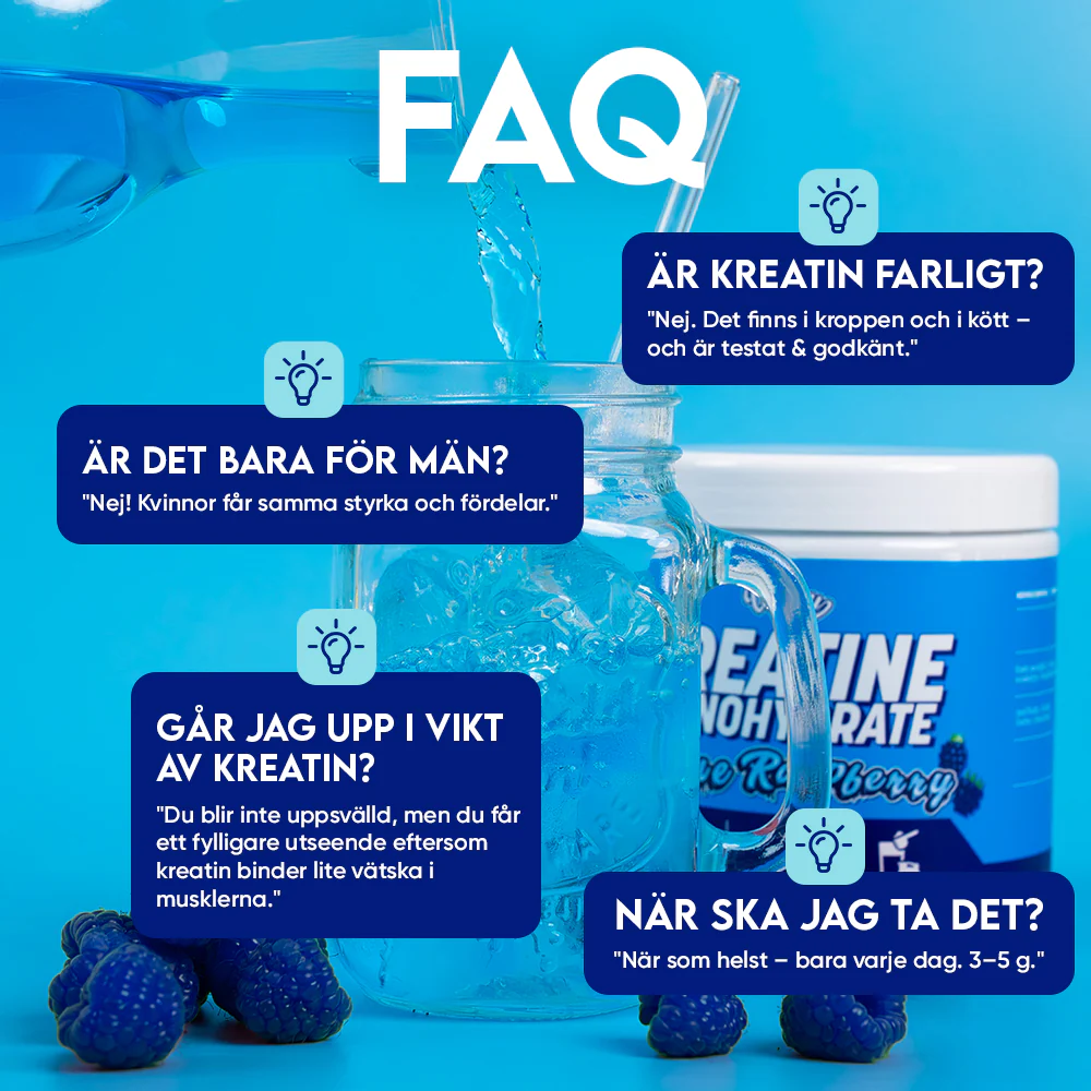 Wispy Creatine Monohydrate - Blue Raspberry (300g) - Image 3