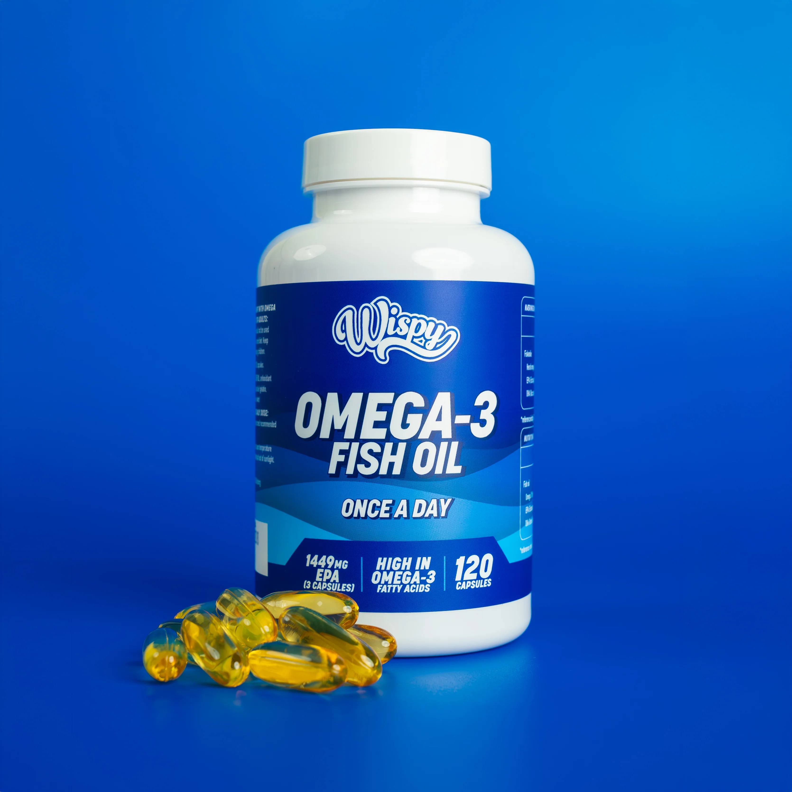 Wispy Omega 3 (120 stk) - Image 3