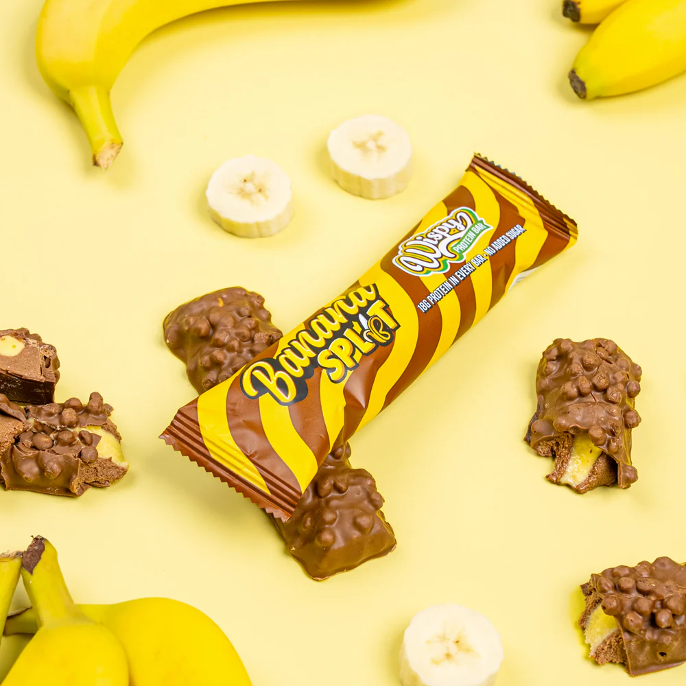 Wispy Protein Bar - Banana Split (10x 55g) - OBS! BEDST FÖRE 13/8-26 - Image 3