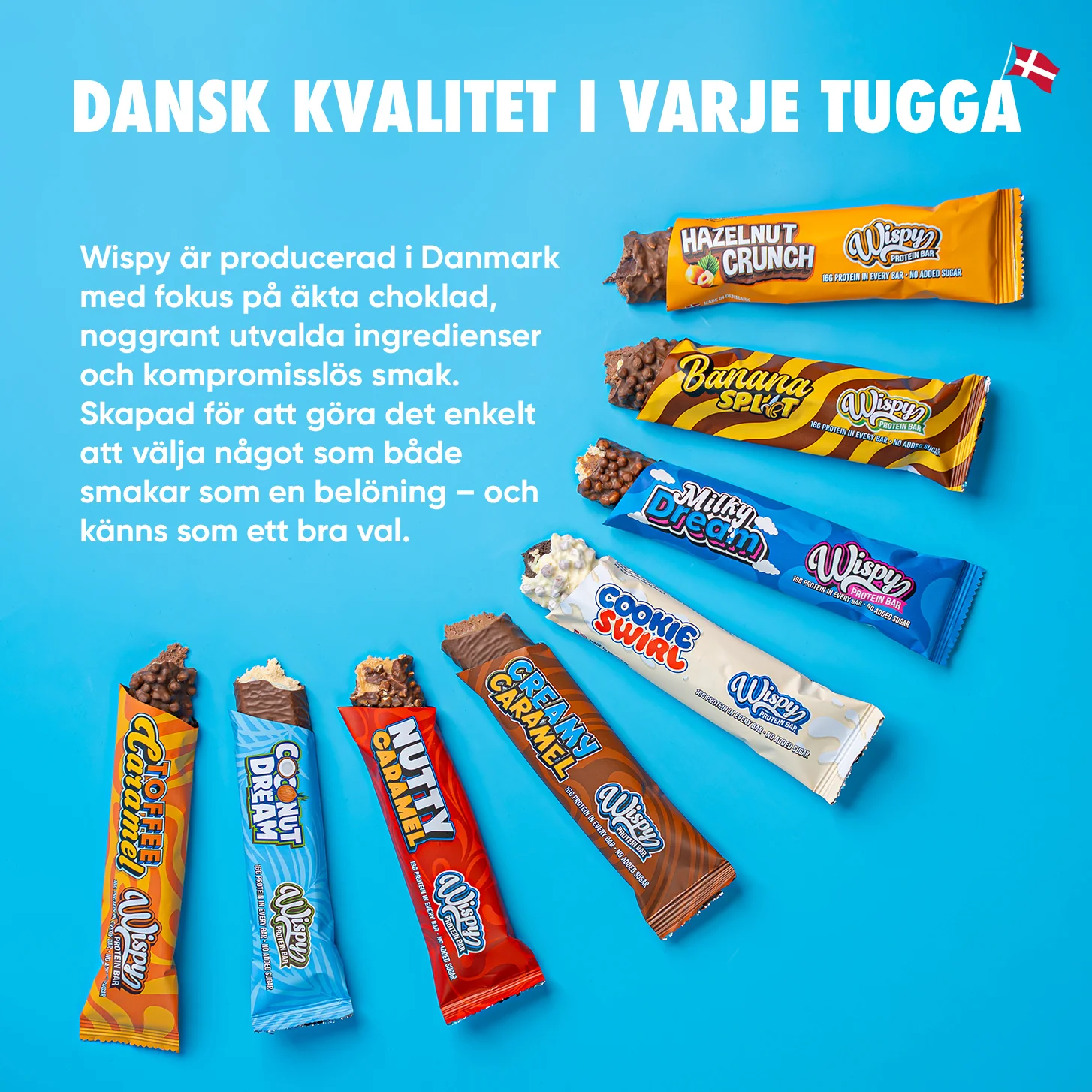 Wispy Protein Bar - Cookie Swirl (10x 55g) - Image 3