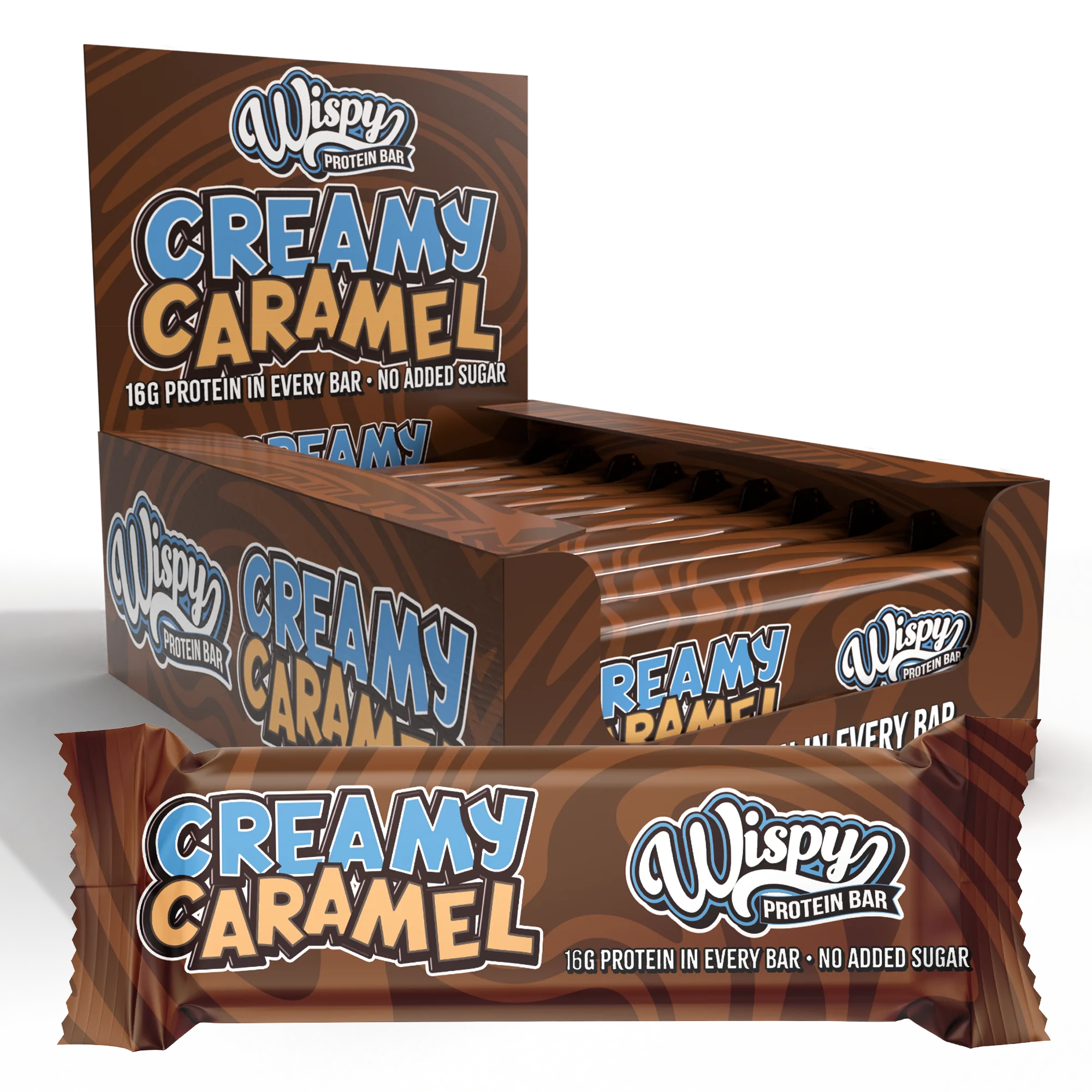 Wispy Protein Bar - Creamy Caramel (10x 55g)