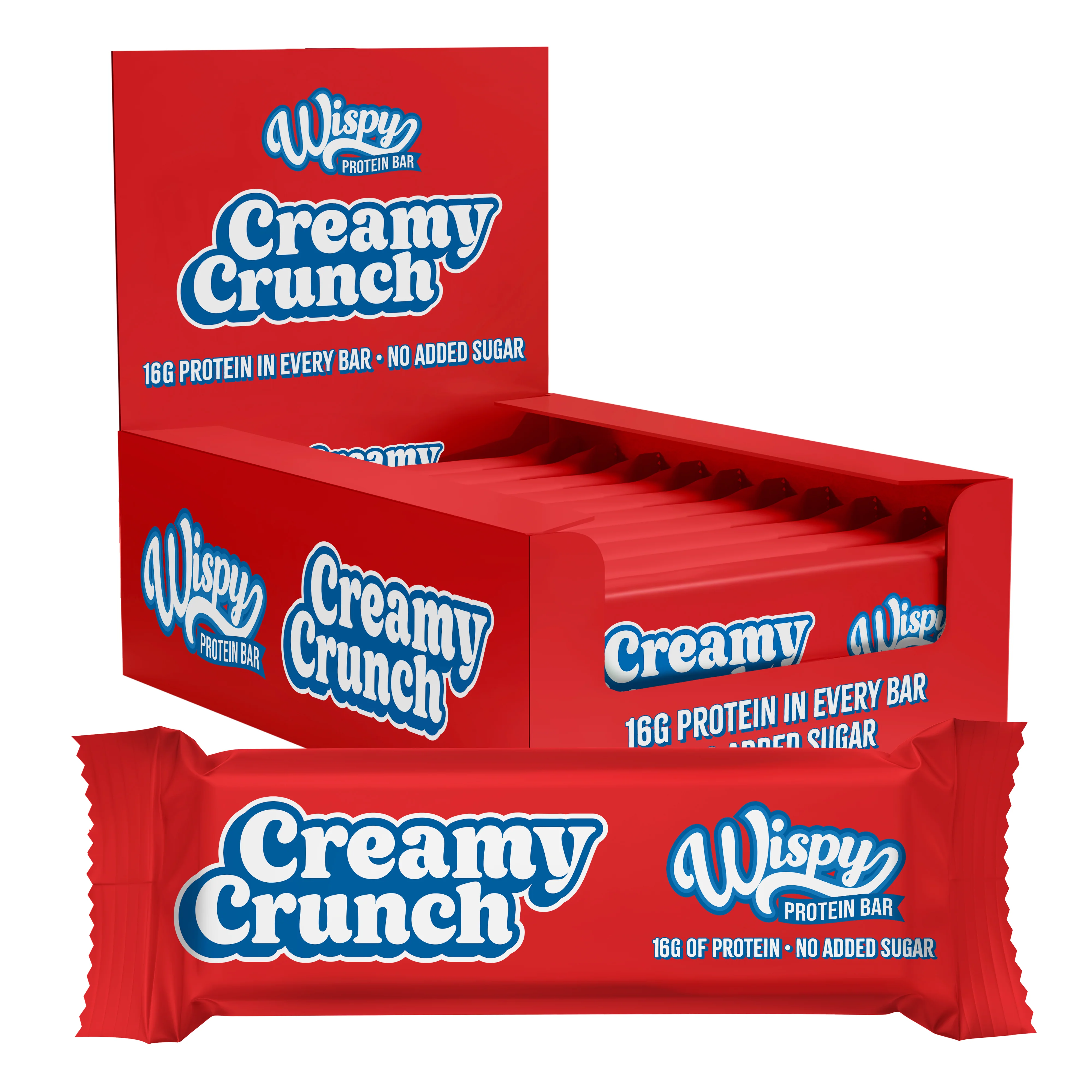Wispy Protein Bar - Creamy Crunch (10x55g)