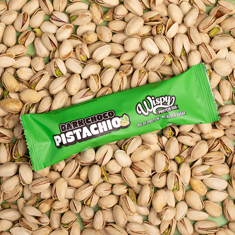 Wispy Protein Bar - Dark Choco Pistachio (55g) - Image 4