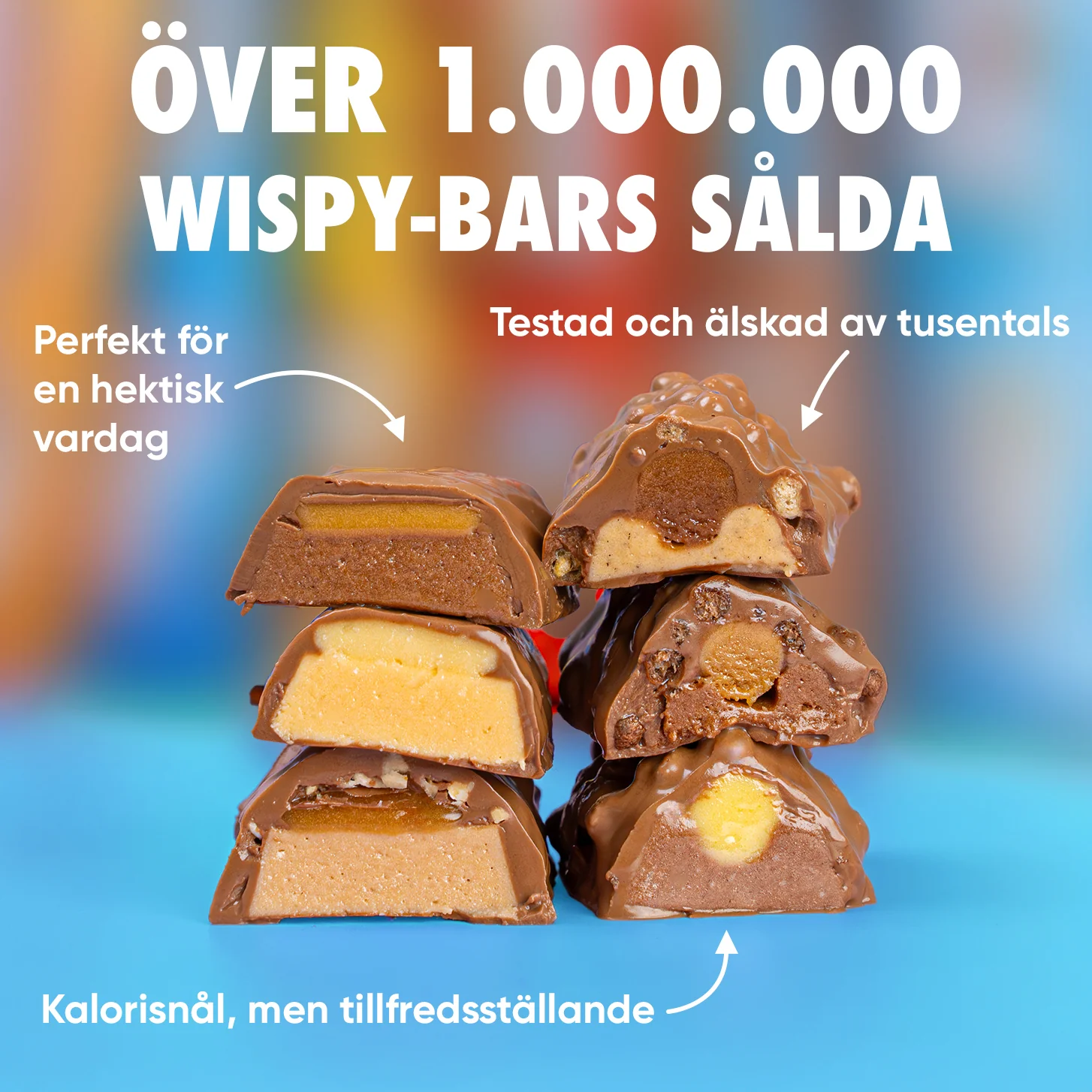 Wispy Protein Bar - Hazelnut Crunch (10x 55g) - OBS! BEDST FÖRE 22/7-26 - Image 5