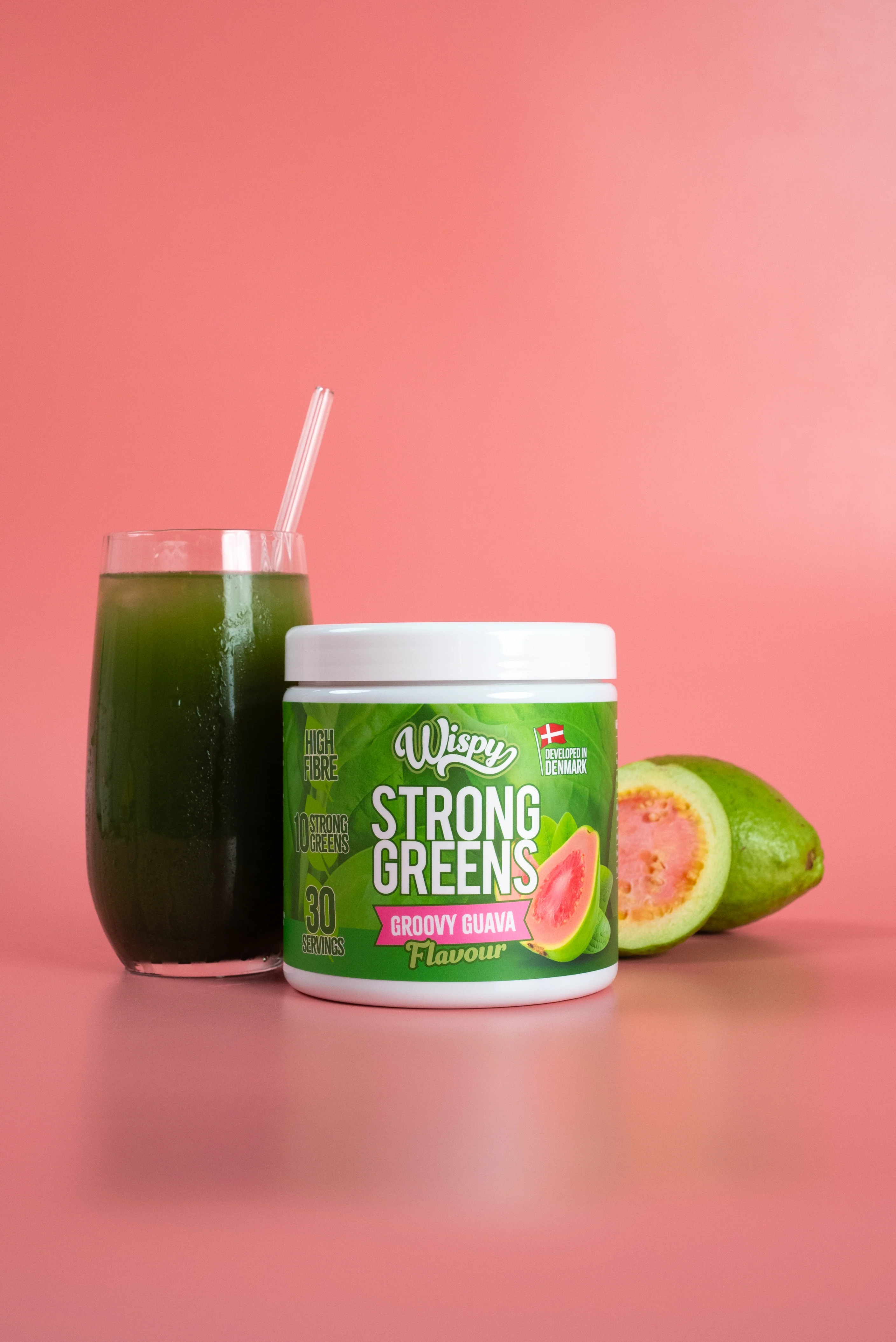 Wispy Strong Greens - Groovy Guava (300g) - Image 2