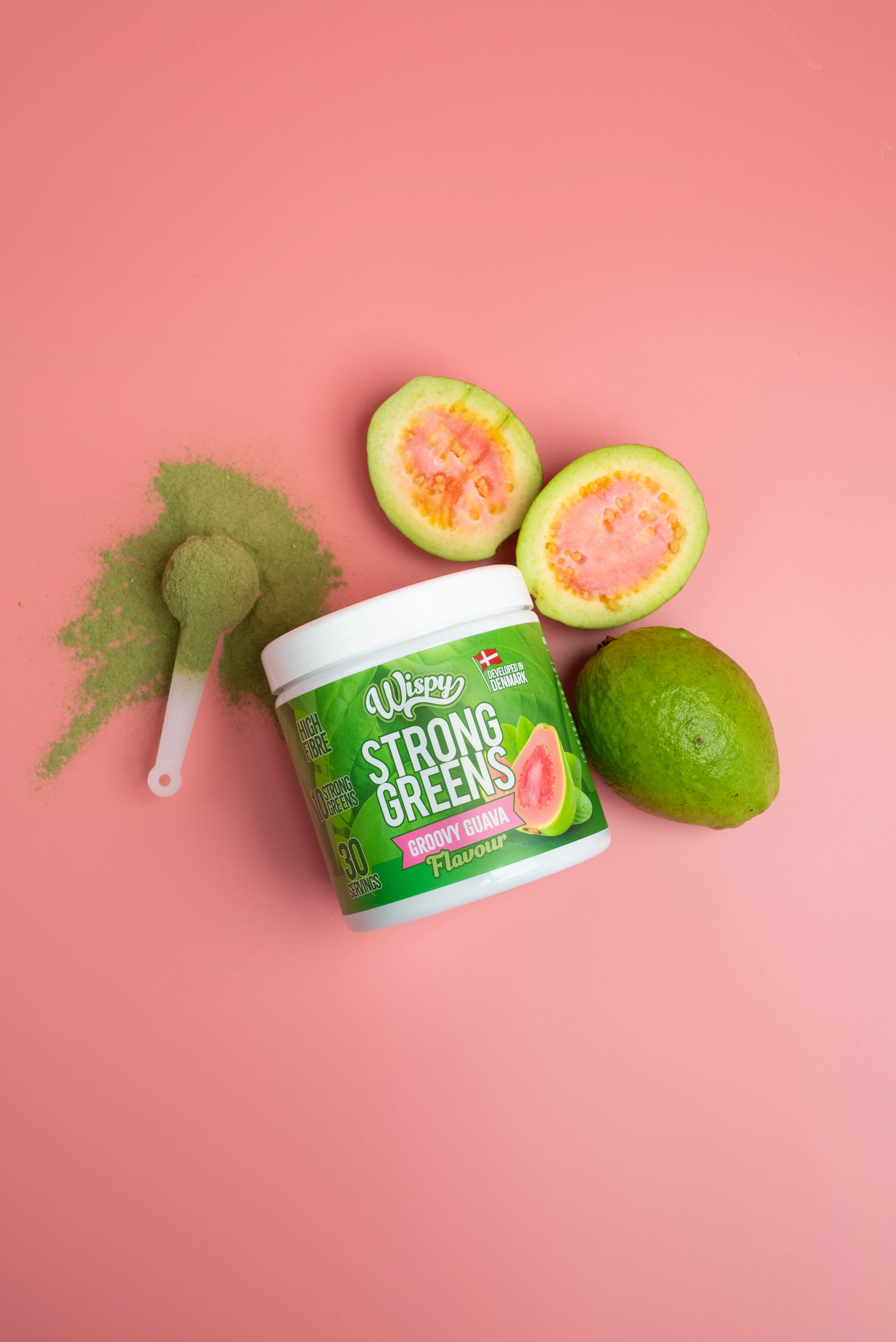 Wispy Strong Greens - Groovy Guava (300g) - Image 3
