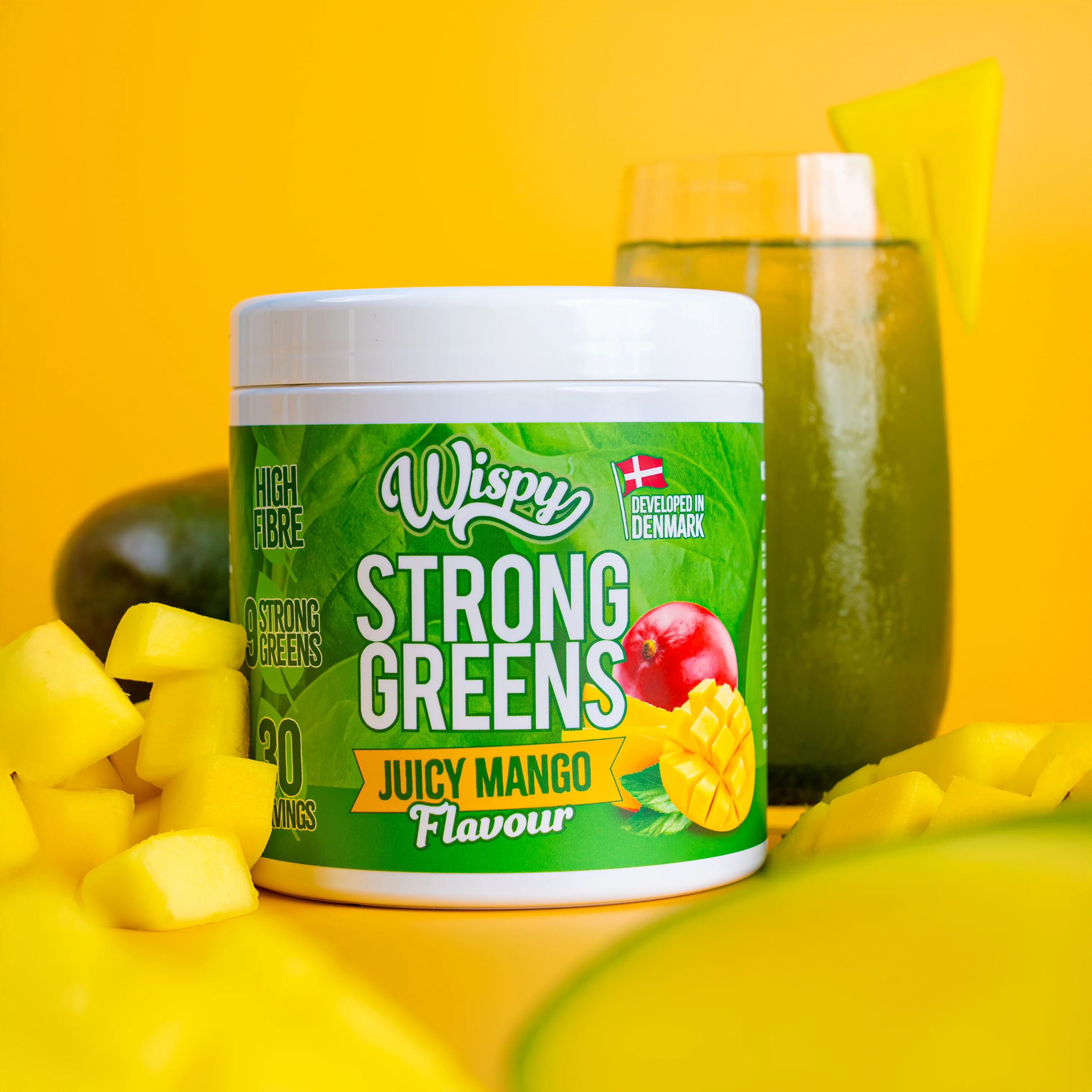 Wispy Strong Greens - Juicy Mango (300g) - Image 4