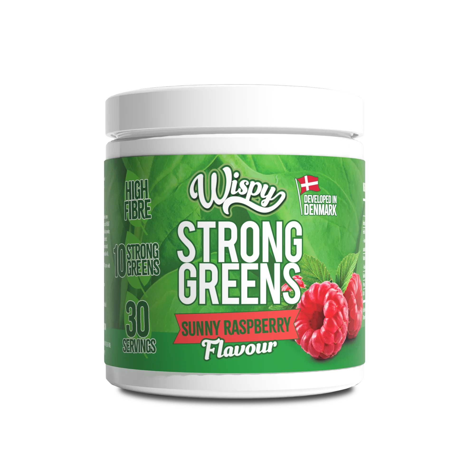 Wispy Strong Greens - Sunny Raspberry (300g)