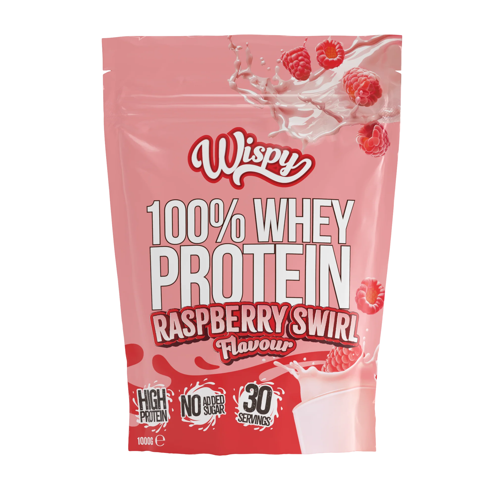 Wispy Whey 100 (1 kg) - Raspberry Swirl