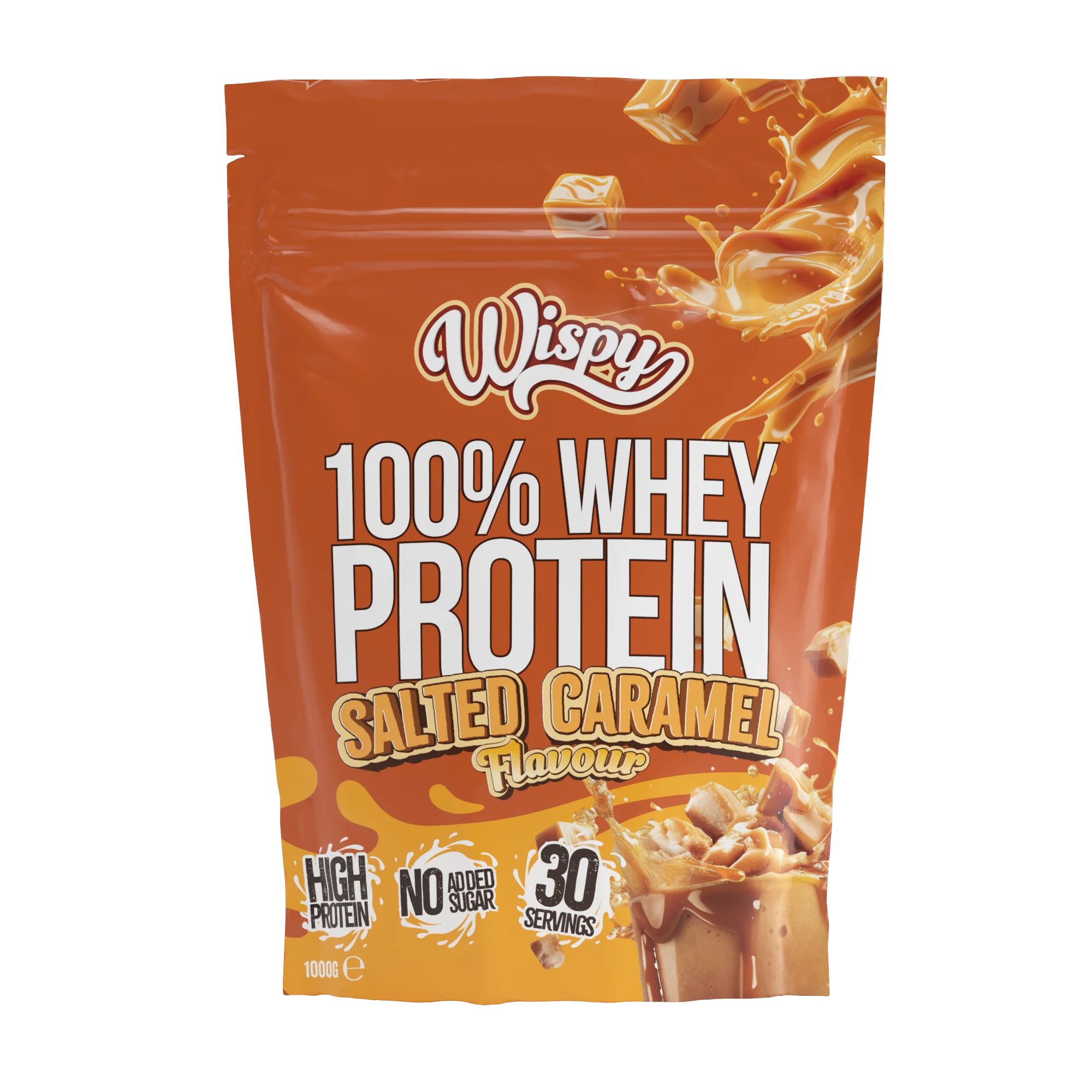 Wispy Whey 100 (1 kg) - Salted Caramel